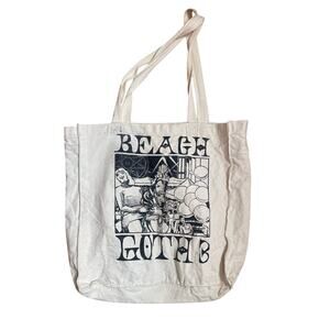 Beach Goth 3 Music Festival Cotton Canvas Tote Bag